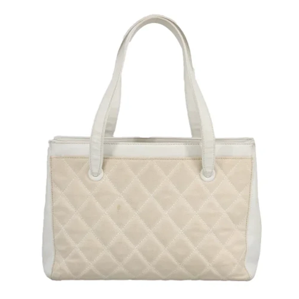 Chanel Vintage Pre-owned Canvas totes Yellow Dames