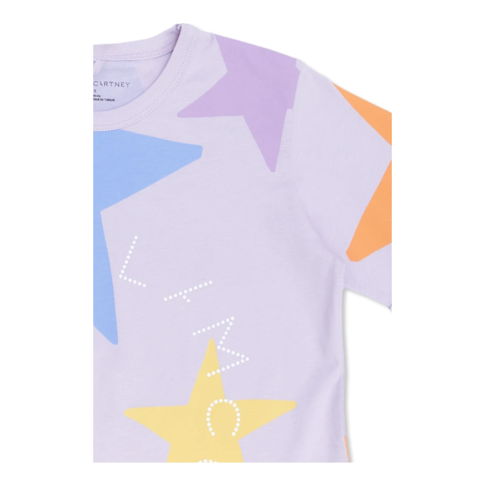 Stella Mccartney Bedrukt T-shirt Purple Unisex