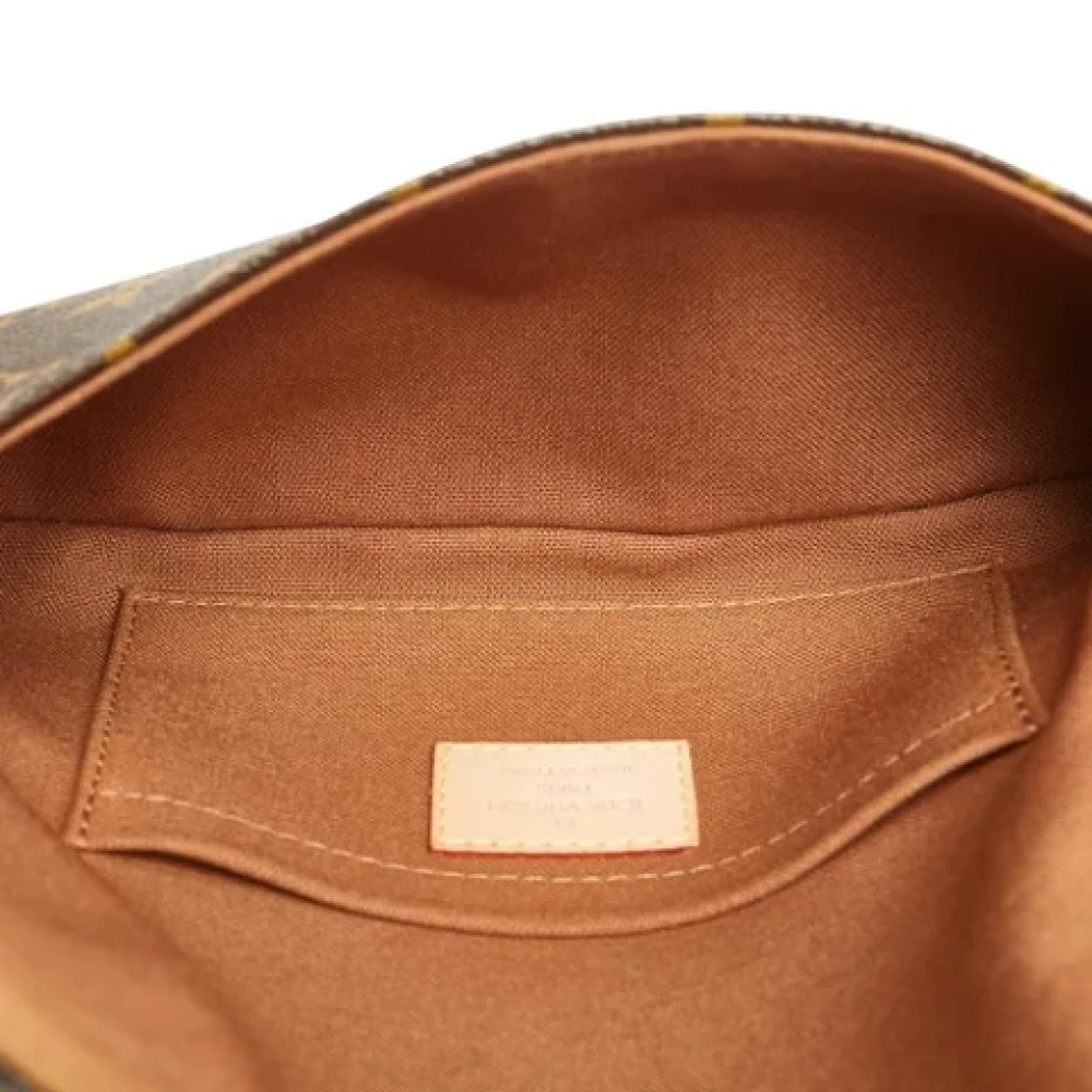 Louis Vuitton Vintage Pre-owned Leather crossbody-bags Brown Dames