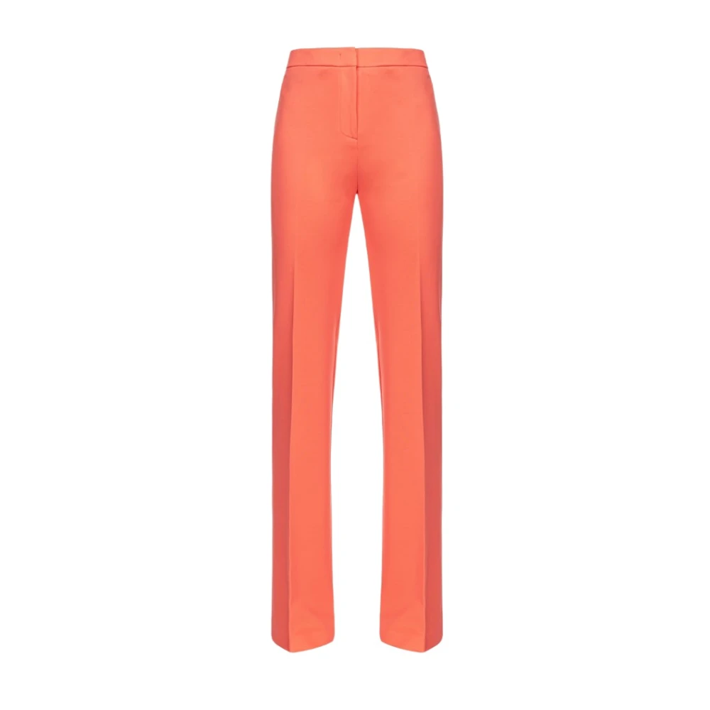 Pinko Trousers Orange Dames
