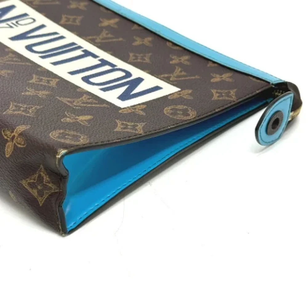 Louis Vuitton Vintage Pre-owned Cotton louis-vuitton-bags Brown Dames