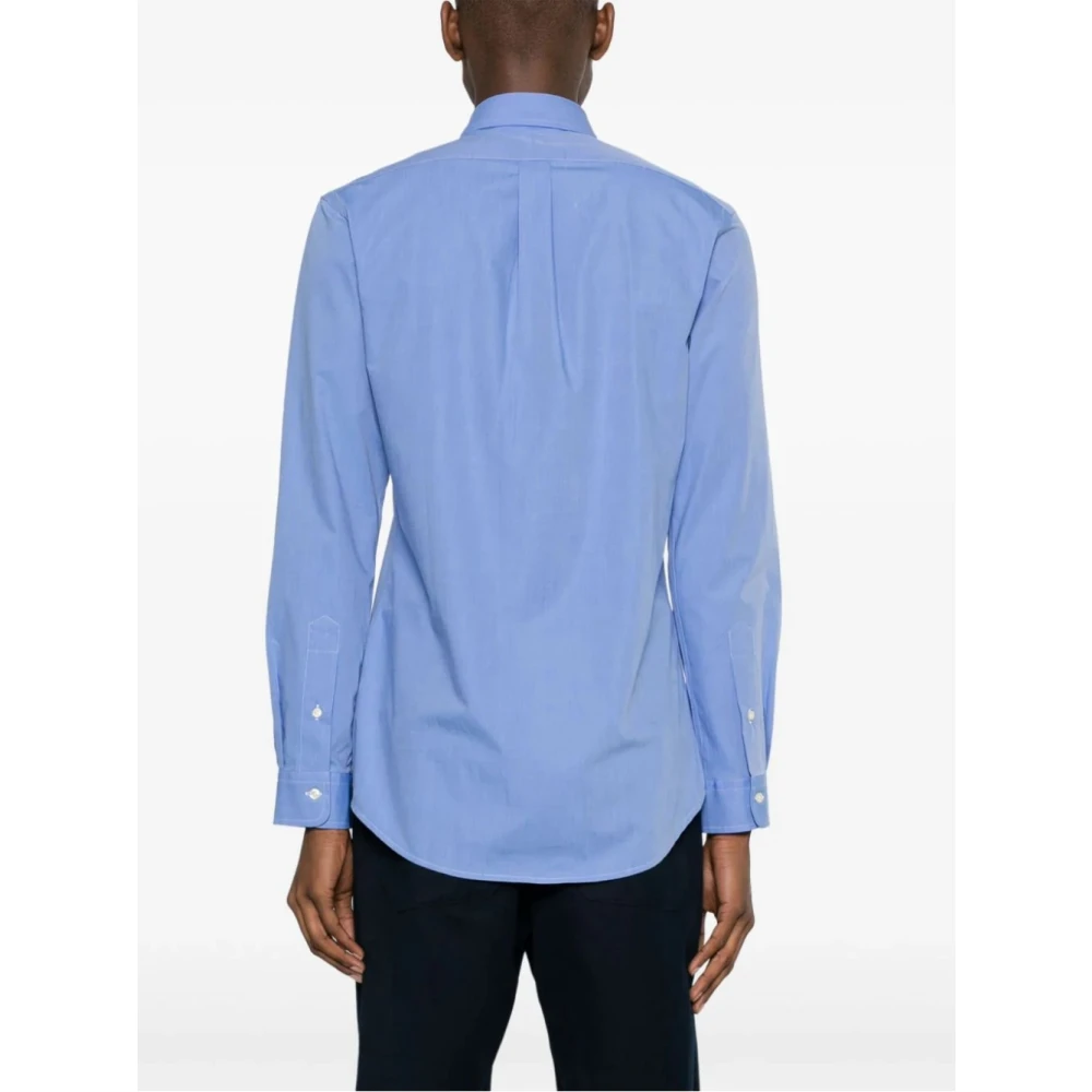 Polo Ralph Lauren Blauw sportoverhemd met lange mouwen Blue Heren