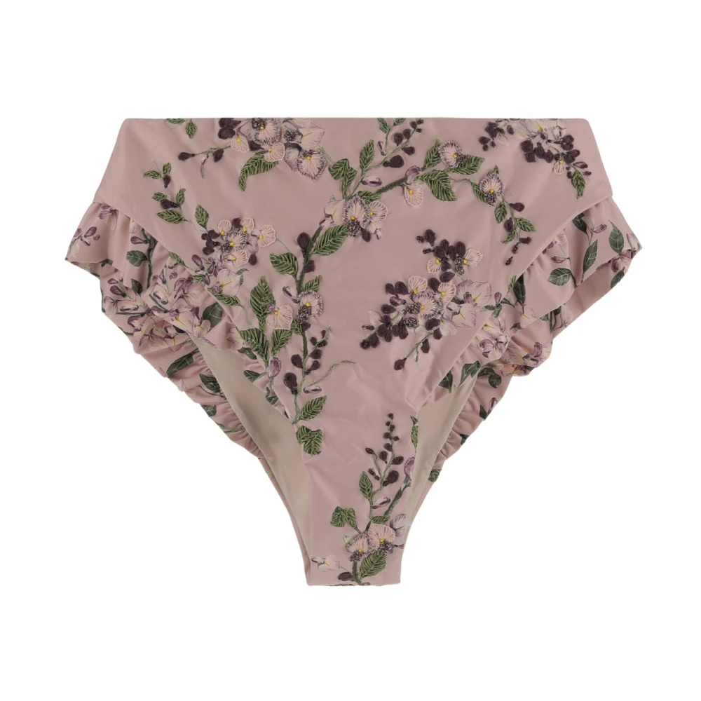 Agua by Agua Bendita Hoge taille bloemen geborduurde slips Multicolor Dames