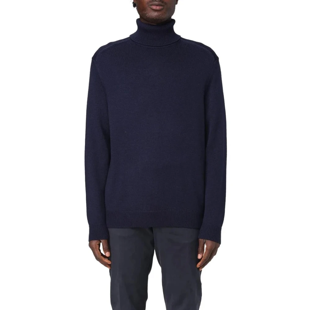 Armani Exchange Men's Blue Turtleneck Jumper - Turtlenecks - S - Knitwear