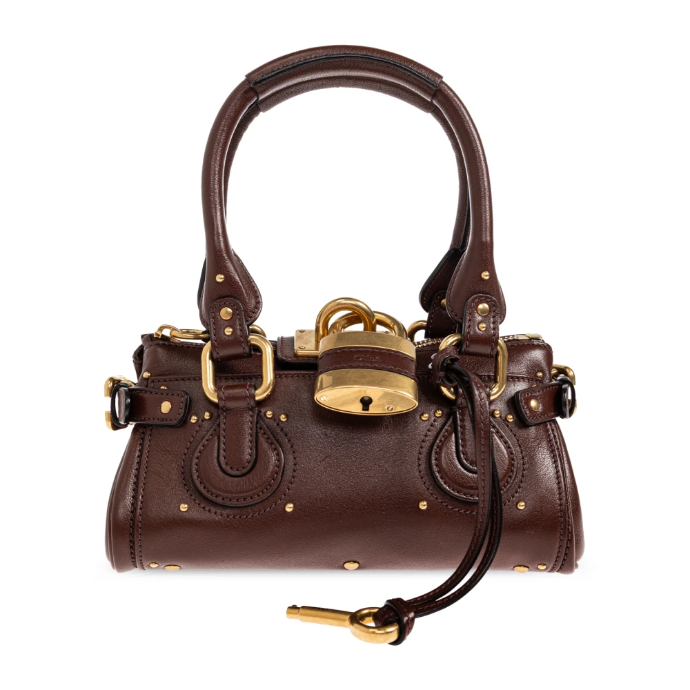Chloé Beige Plissé Shoulder Bag - Female - Handbags - One Size - Bags
