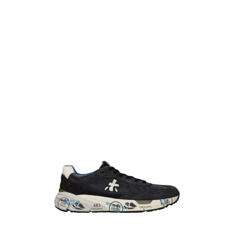 Premiata Men's Black Sneakers, 8 Uk, Mase Sneaker