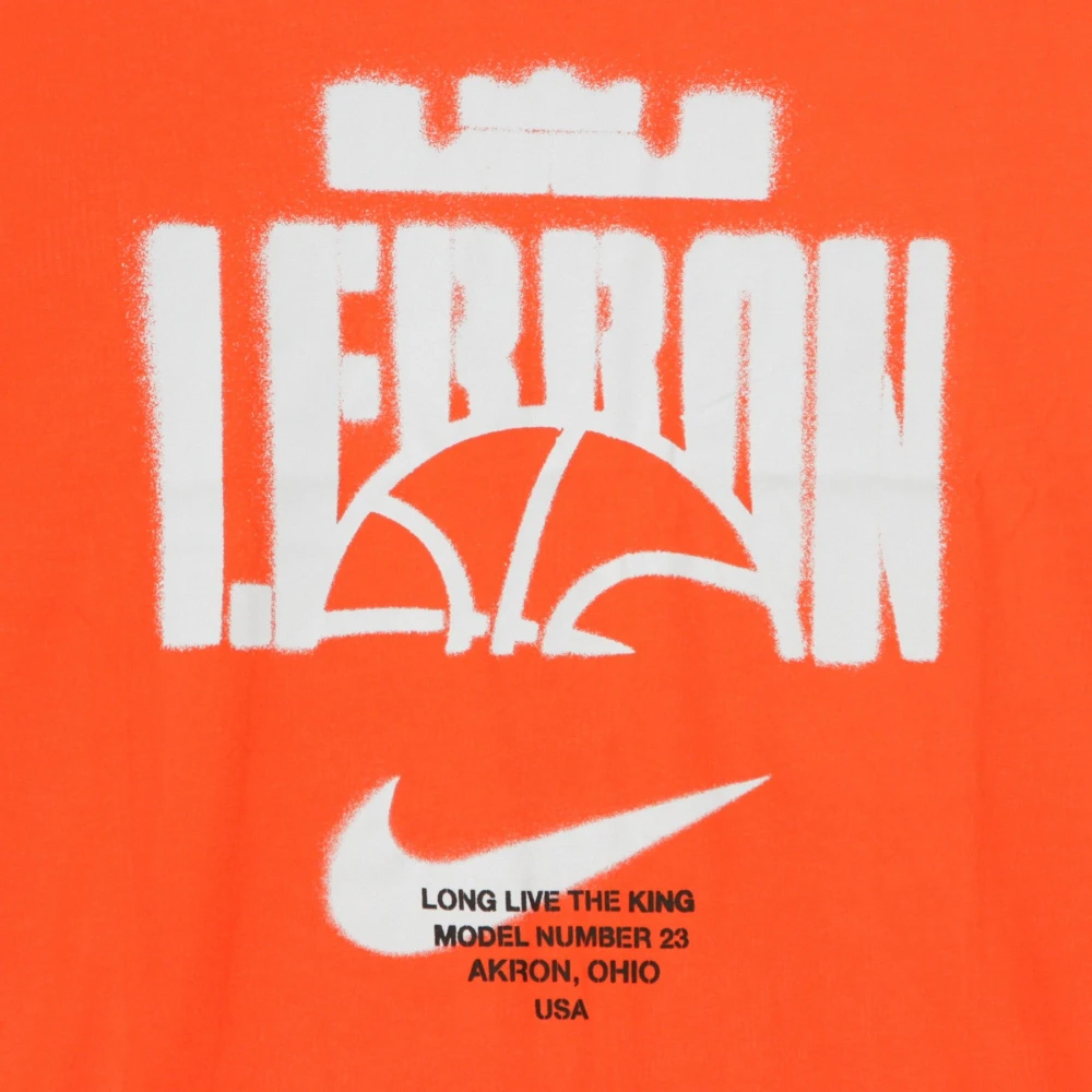 Nike Lebron Dry Tee Ball Team Orange T-Shirt Orange Heren