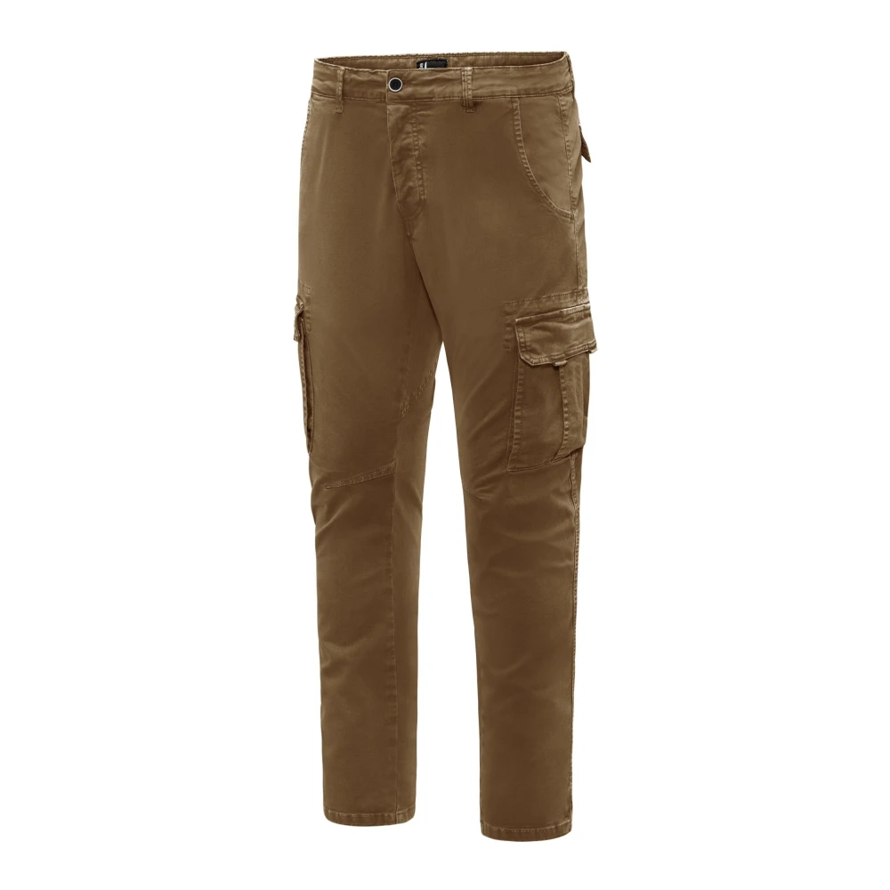 BomBoogie Slim-fit Cargo Broek Brown Heren