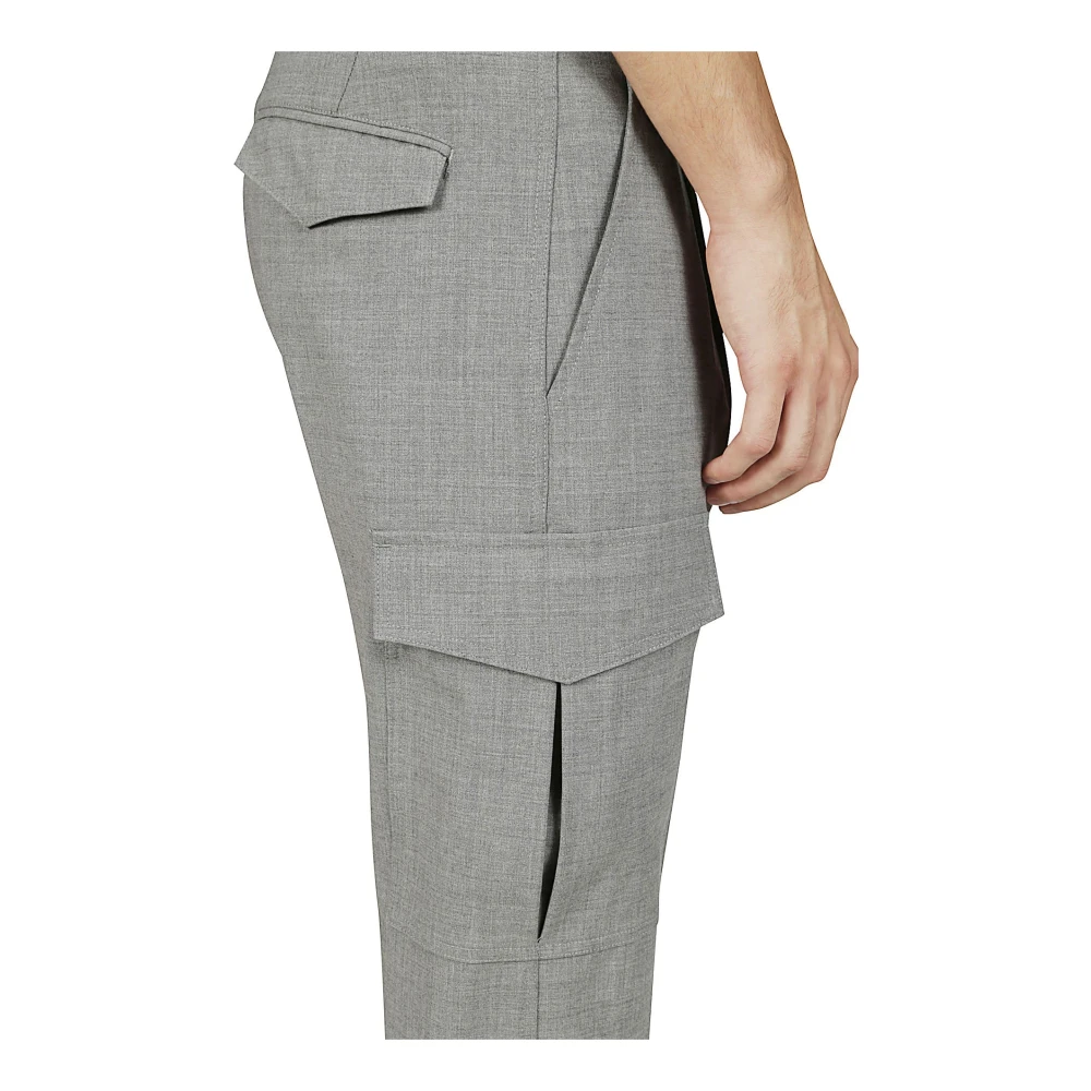 Eleventy Slim-fit Trousers Gray Heren