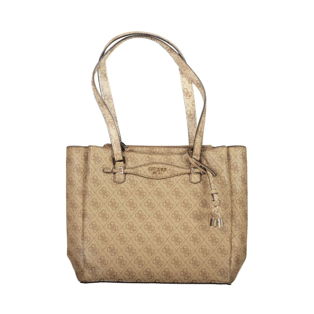 Guess Women's Beige Katya Bag - Shopping Bags - One Size - Bags