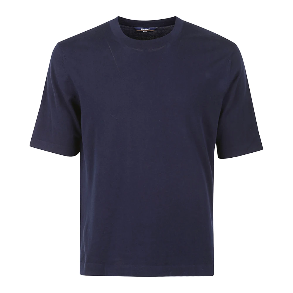 K-way Blauwe T-shirts en Polos Blue Heren