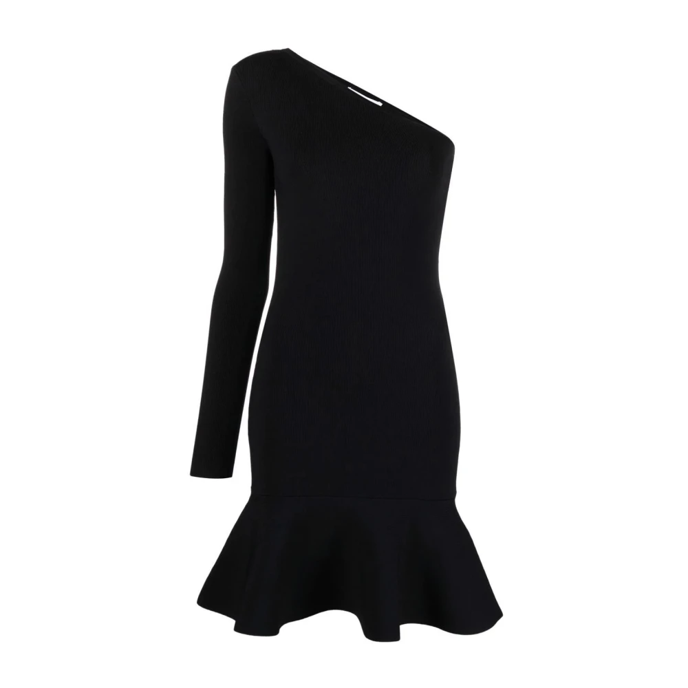 JW Anderson Zwarte Casual Mini Jurk Black Dames
