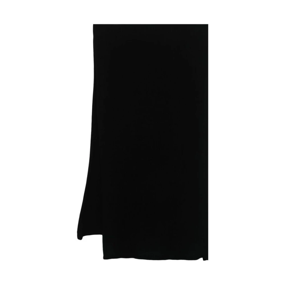 Lady Anne Kasjmier Gebreide Zwarte Sjaal Wrap Stijl Black Dames