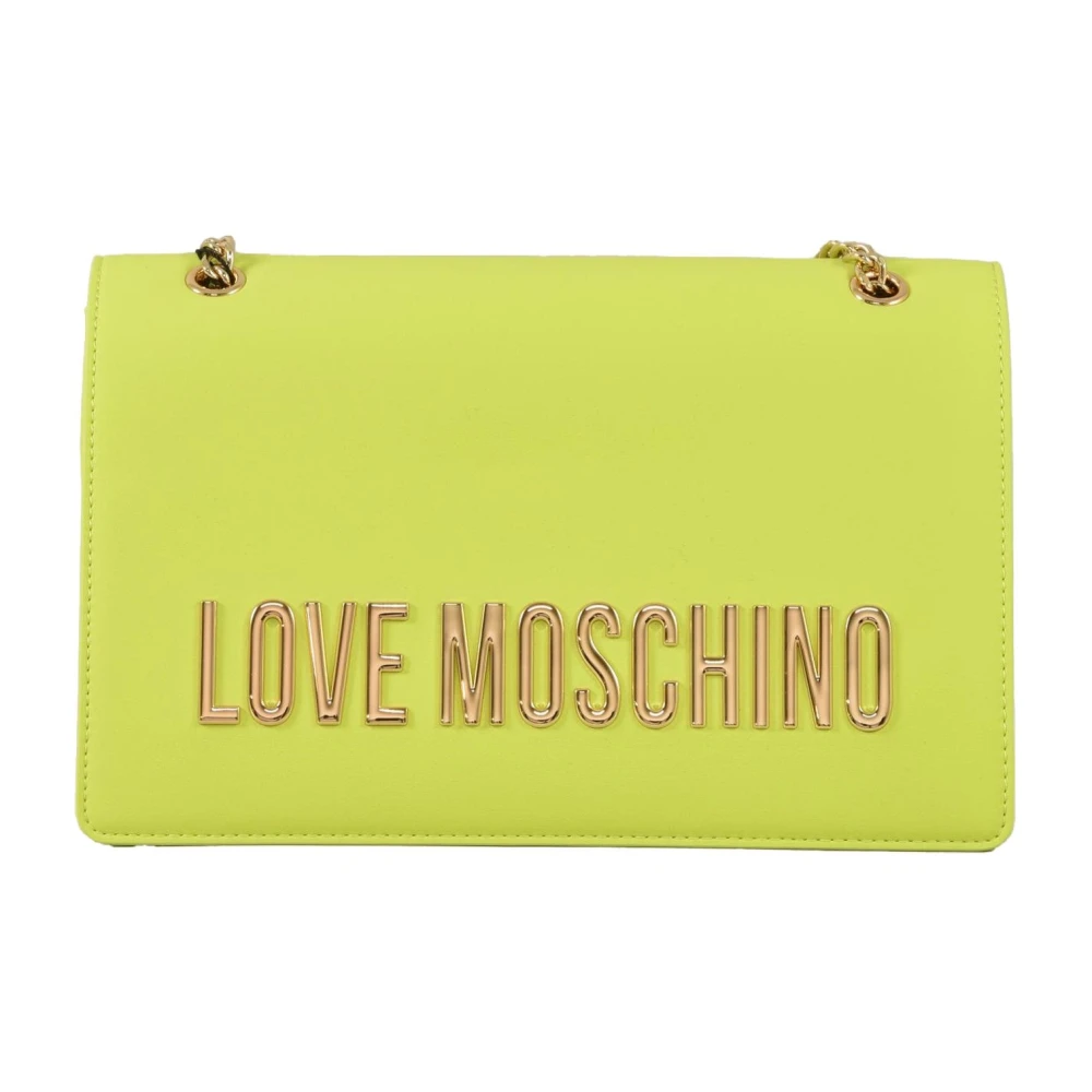 Love Moschino Stijlvolle PU-tas Green Dames