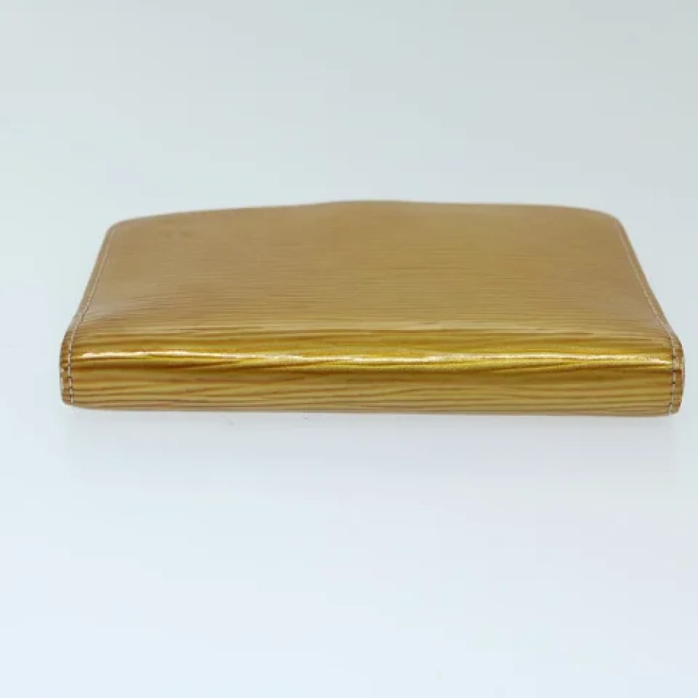 Louis Vuitton Vintage Pre-owned Leather home-office Yellow Dames