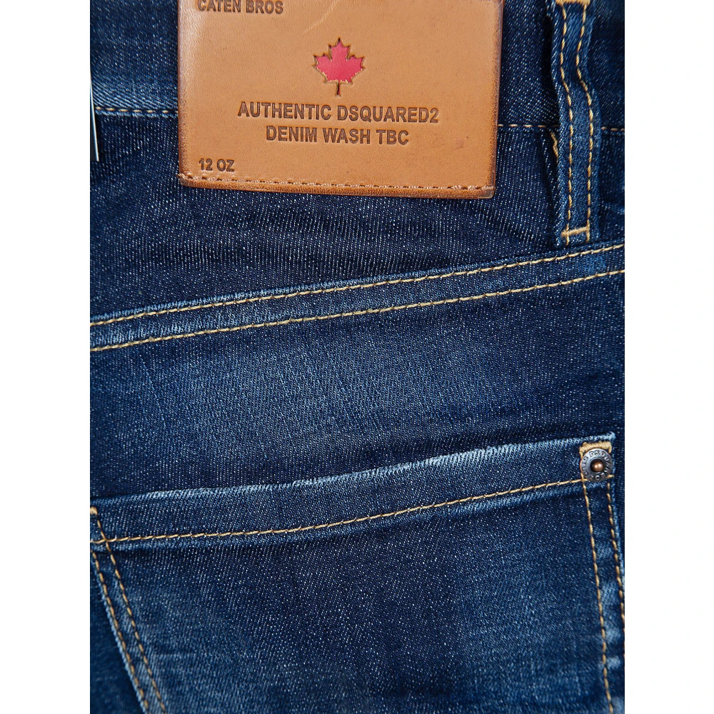 Dsquared2 5-Pocket Broek Blue Heren