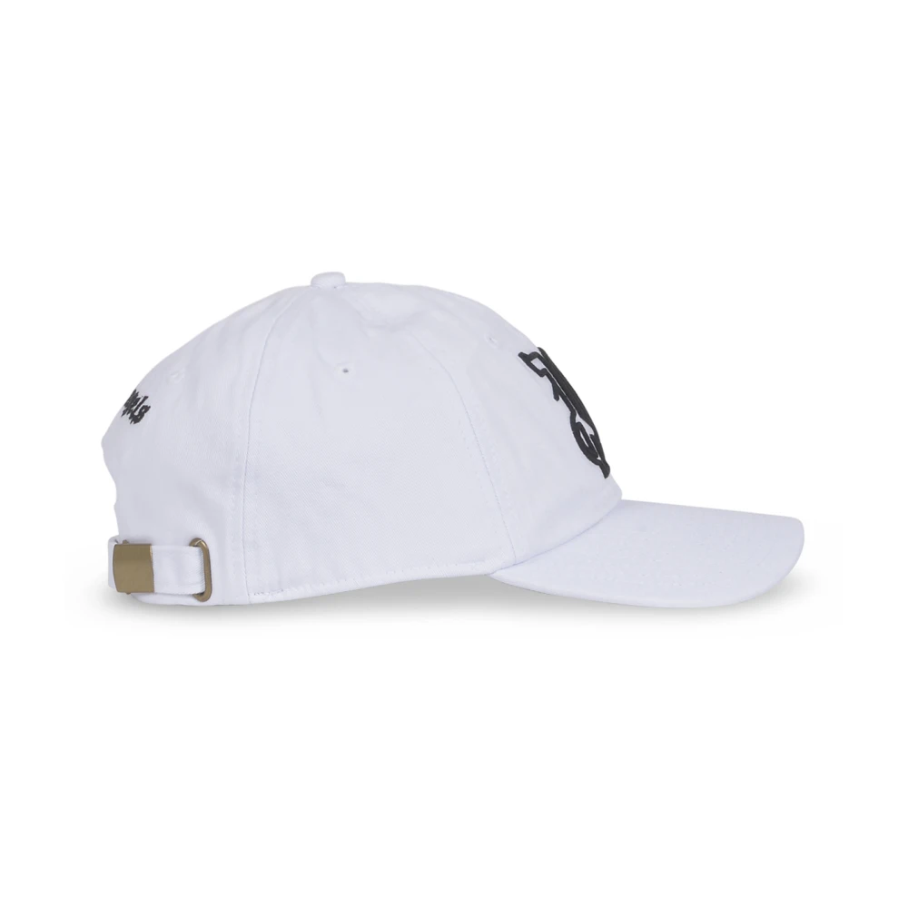 Palm Angels Witte Monogram Pet White Heren