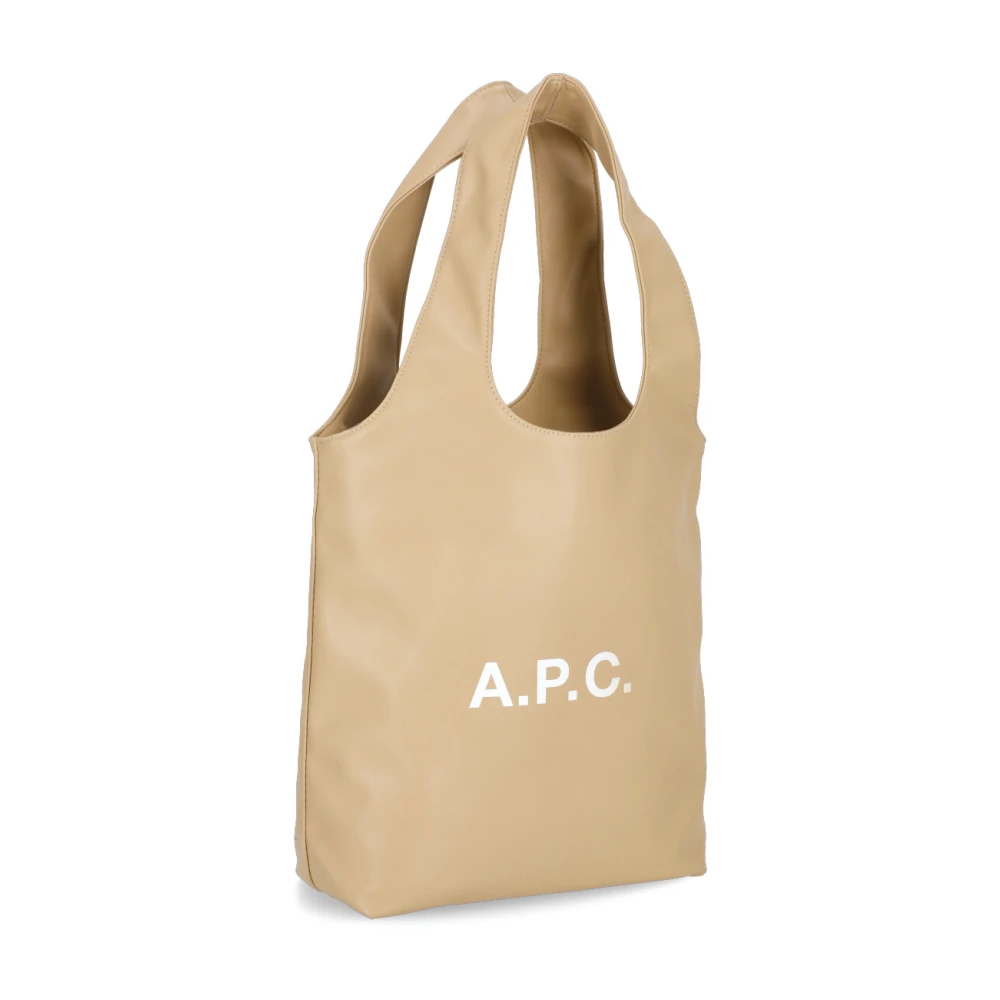 A.p.c. Tote Bag Shopper Beige Dames