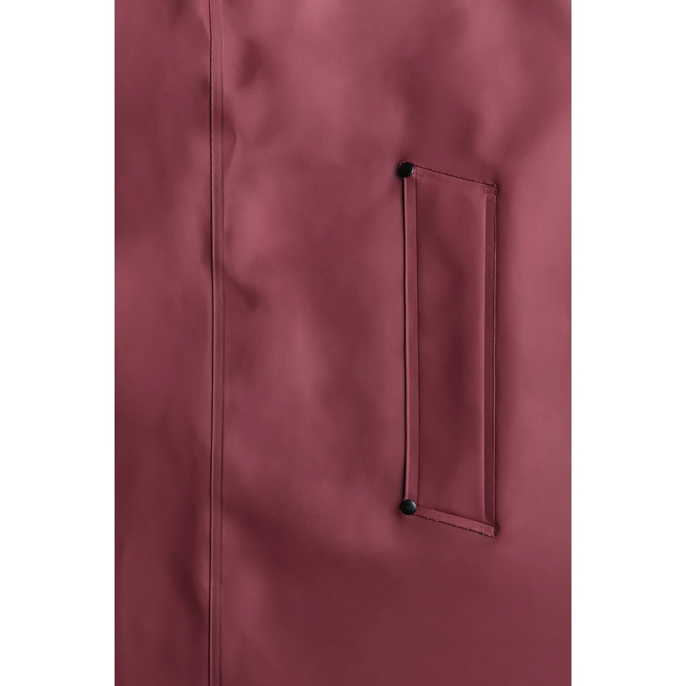 Stutterheim Warme Winter Regenjas voor Vrouwen Red Dames