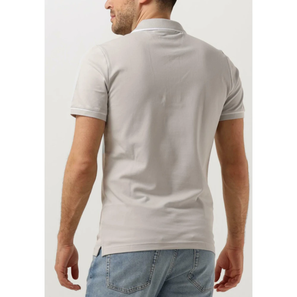 Calvin Klein Stijlvolle Tipping Slim Polo Gray Heren