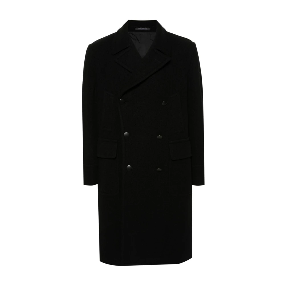 Tagliatore Zwarte Jassen voor Mannen Black Heren