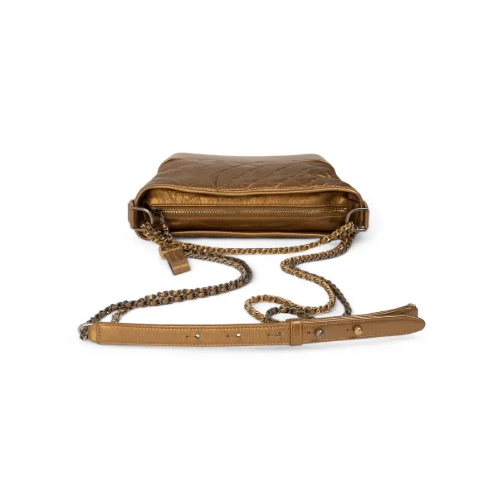 Chanel Vintage Pre-owned Fabric chanel-bags Brown Dames