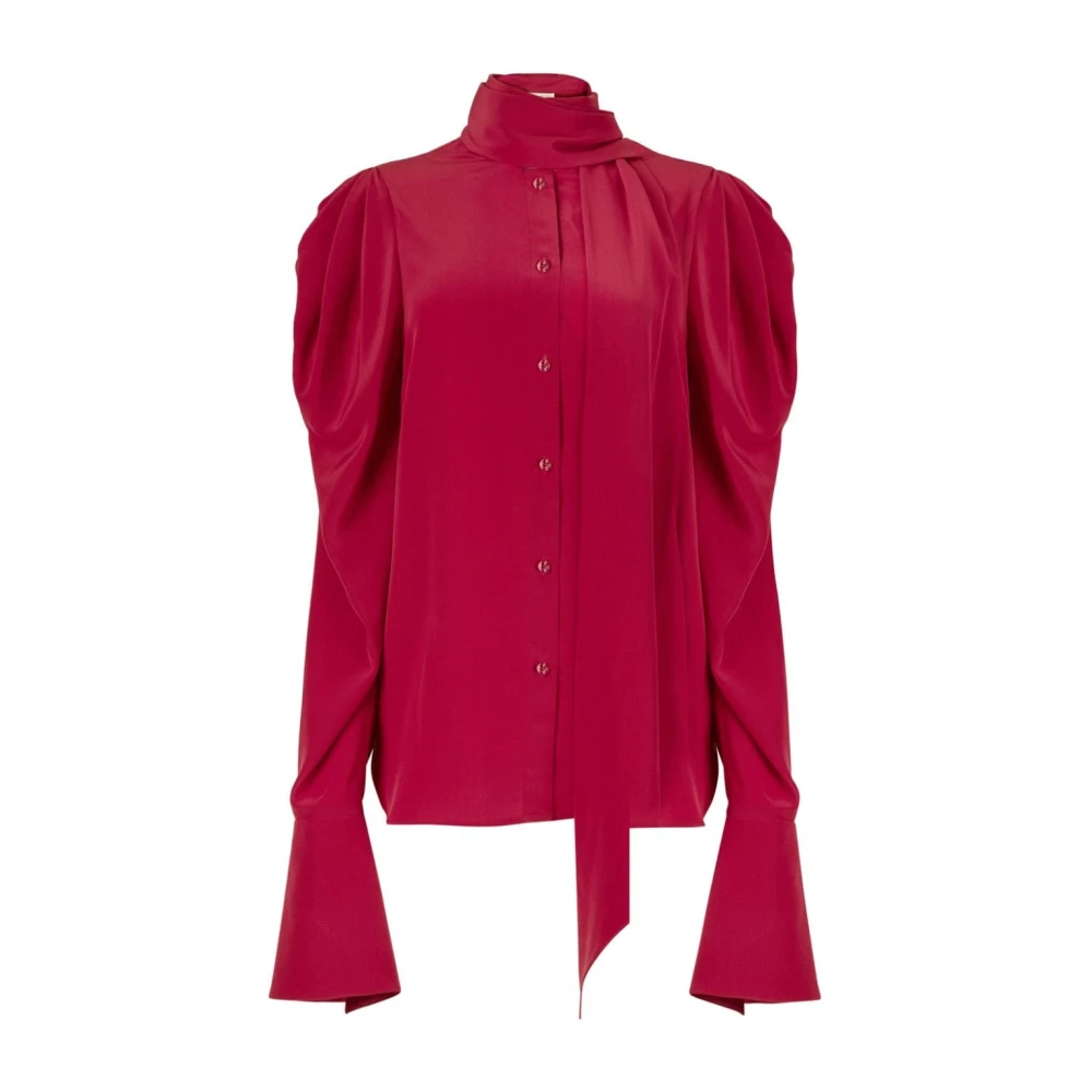 Nina Ricci Stijlvolle lange mouw overhemd Red Dames