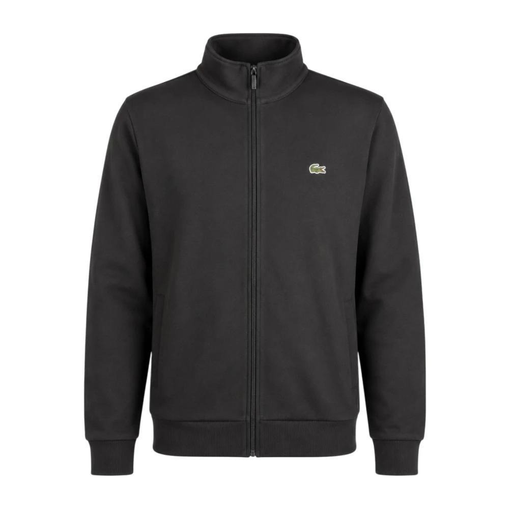 Lacoste Mannelijk Zwart Hoodies & Sweatvesten Heren, S, Zip-Through Sweatshirt
