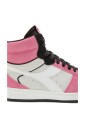 sneaker-montante-rose-en-daim-de-basket