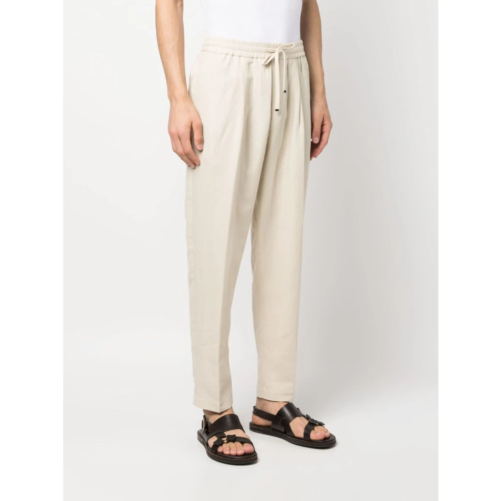 Jacob Cohën Lage Broek Beige Heren