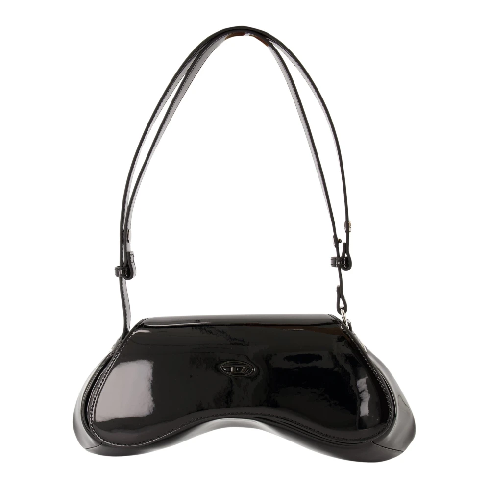 Diesel Vrouw Zwart Tassen Dames, One Size, Stijlvolle Crossbody Tas Voor En
