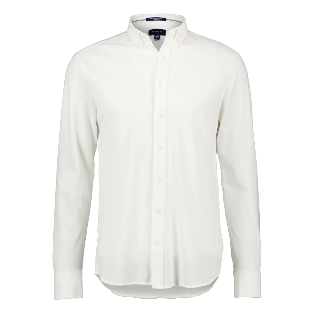 Gant Alledaagse t-Overhemd White Heren