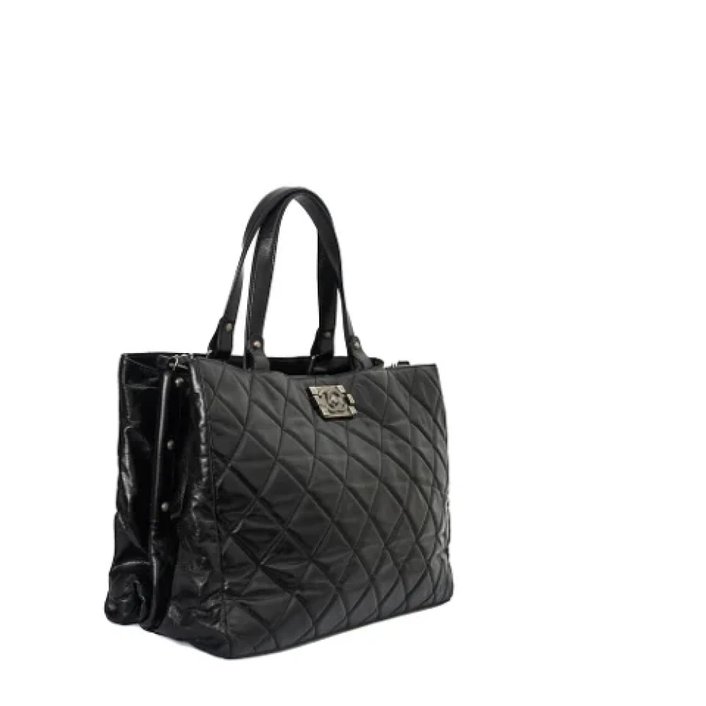 Chanel Vintage Pre-owned Leather chanel-bags Black Dames