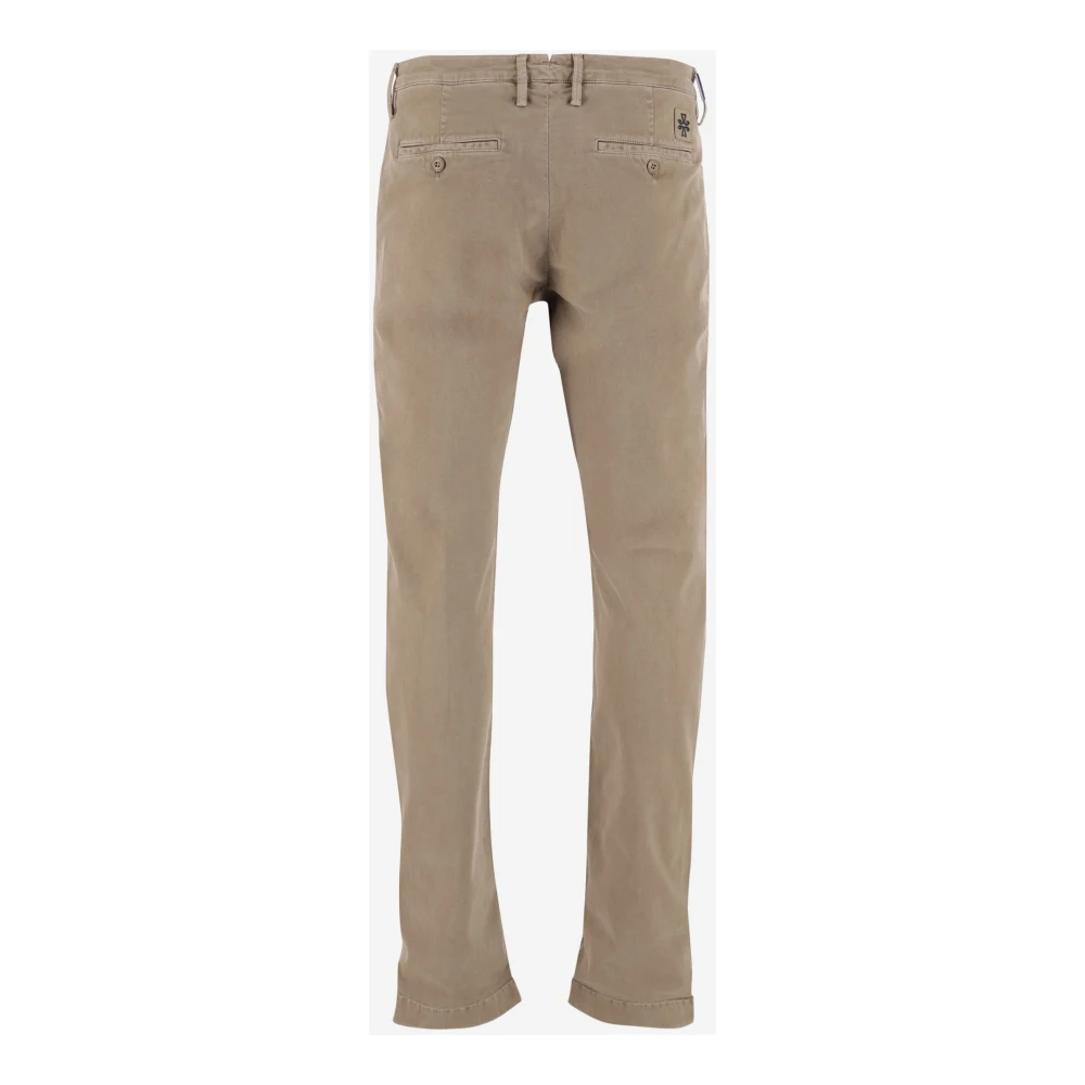 Jacob Cohën Slim Fit Beige Katoenen Broek Beige Heren