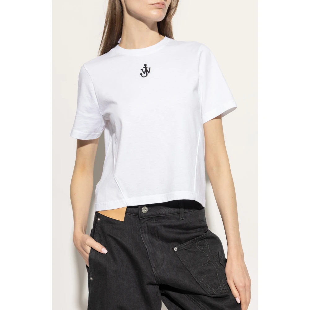 JW Anderson T-shirt met logo White Dames