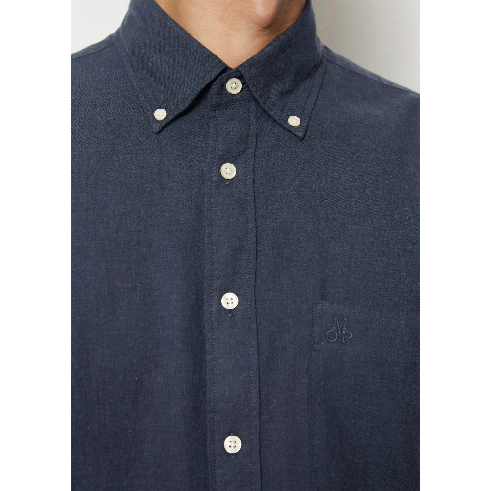 Marc O'Polo Shirt met lange mouwen normaal Shirt met lange mouwen regular Blue Heren