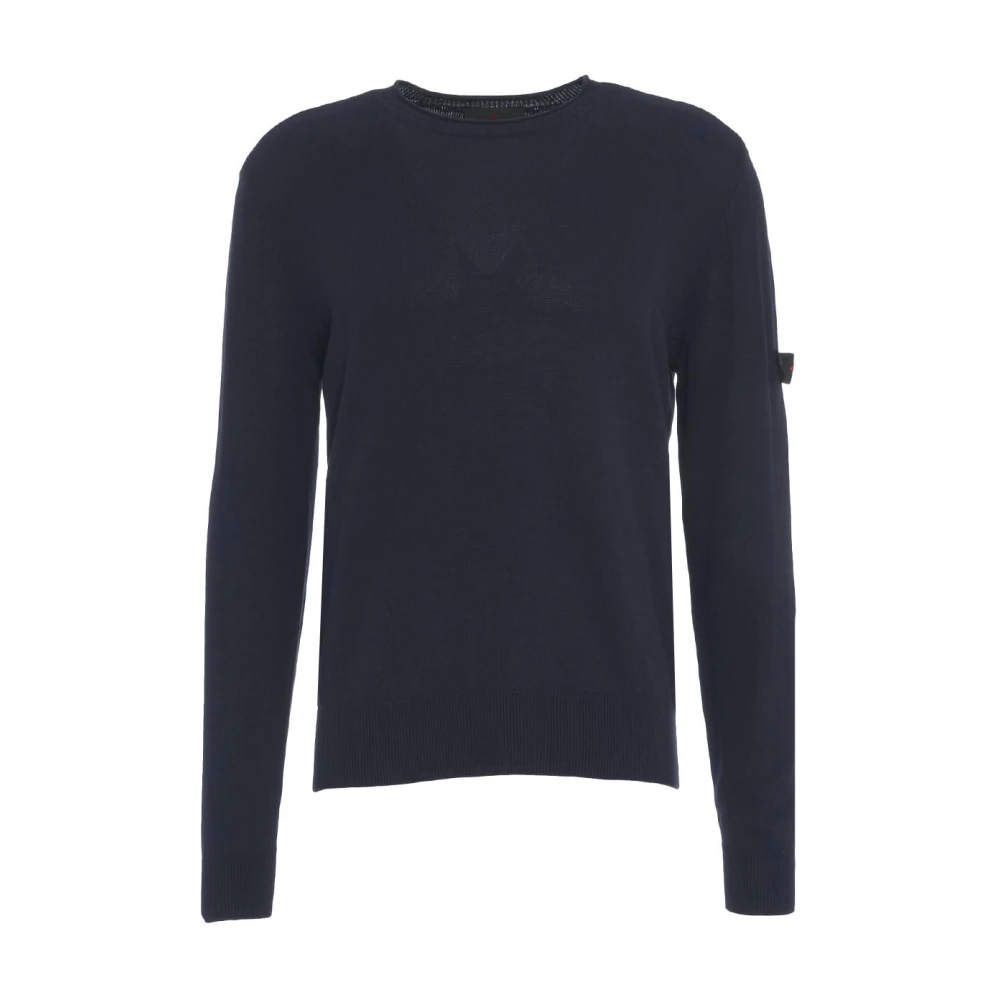 Peuterey Blauwe Gebreide Trui Ss25 Blue Heren
