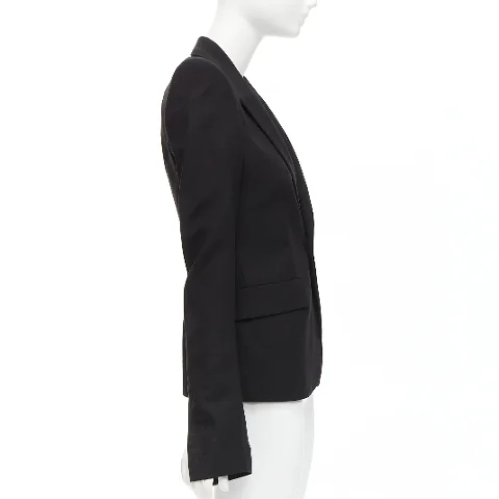 Rick Owens Pre-owned Wool outerwear Black Dames