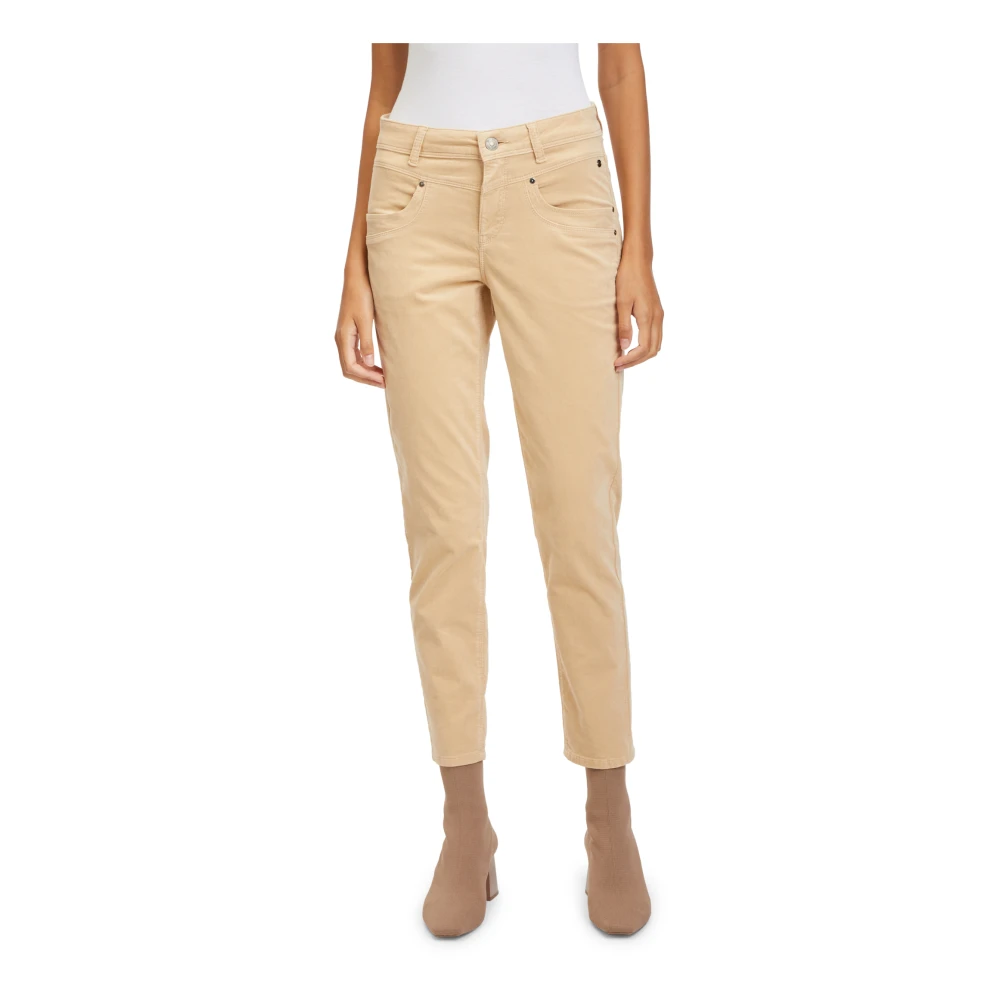 Betty & Co Casual Broek met Zakken Beige Dames