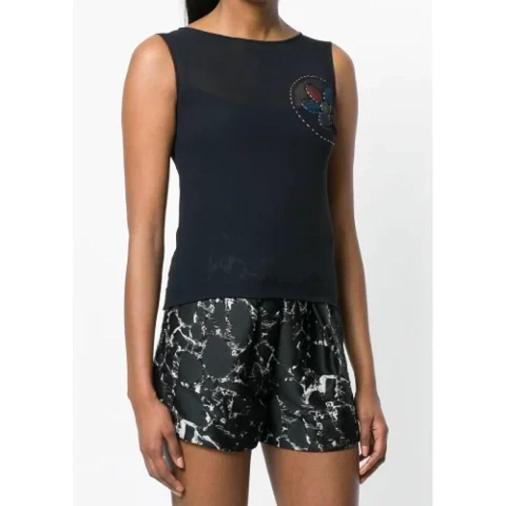 Moschino Pre-Owned Pre-owned Silk tops Black Dames