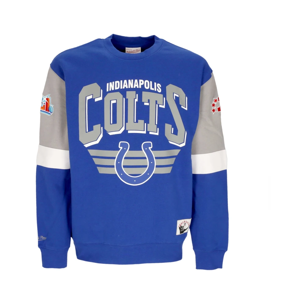 Mitchell & Ness Indianapolis Colts Crewneck Sweatshirt NFL Blue Heren