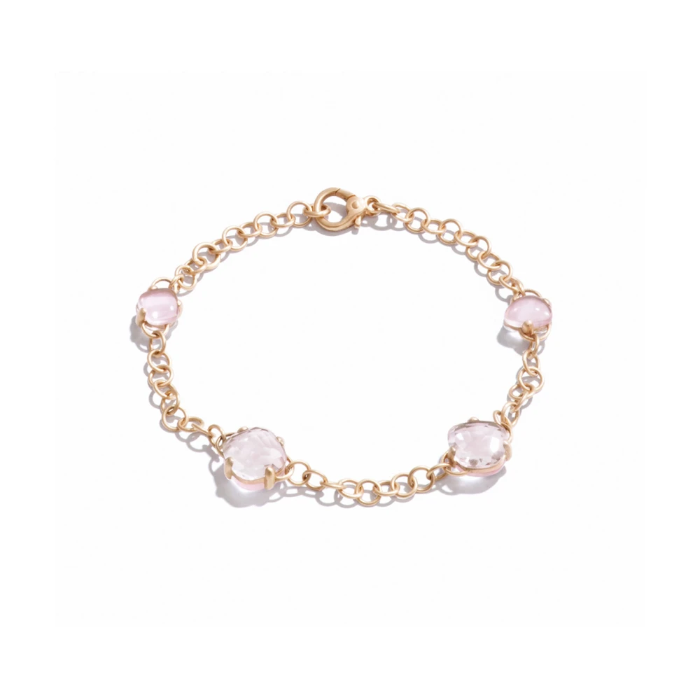 Pomellato Rocca Quartz Rosa Armband - Capri Stil Yellow, Dam