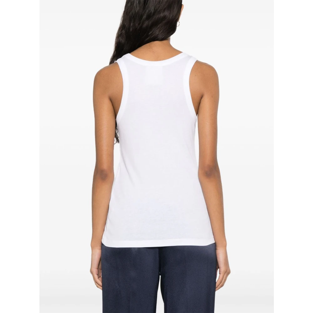Semicouture Wit T-shirt en Polo White Dames