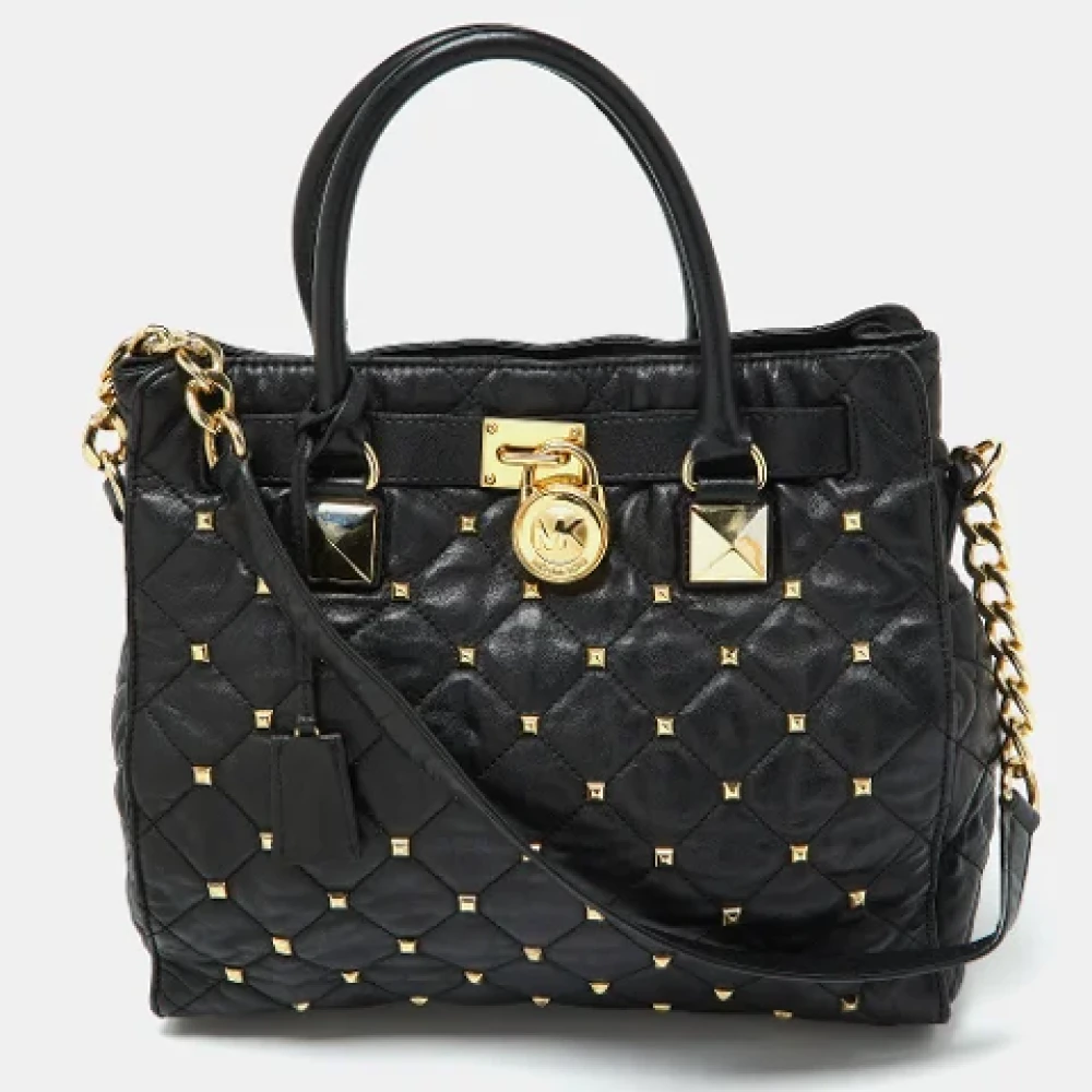 Michael Kors Pre-owned Leather handbags Black Dames