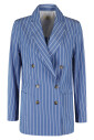 blazer-en-coton-bleu-a-rayures
