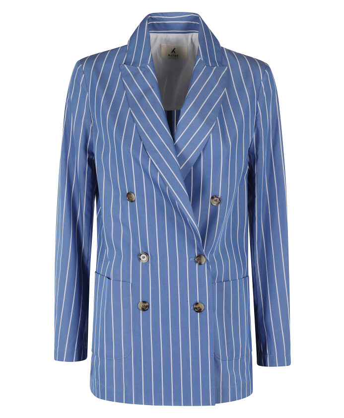 blazer-en-coton-bleu-a-rayures