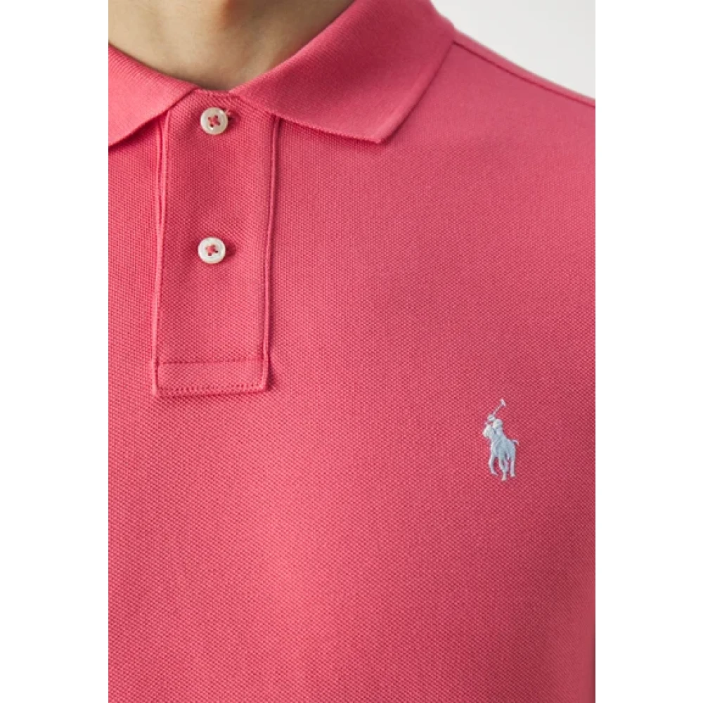 Ralph Lauren Koraalroze Polo Shirt Pink Heren