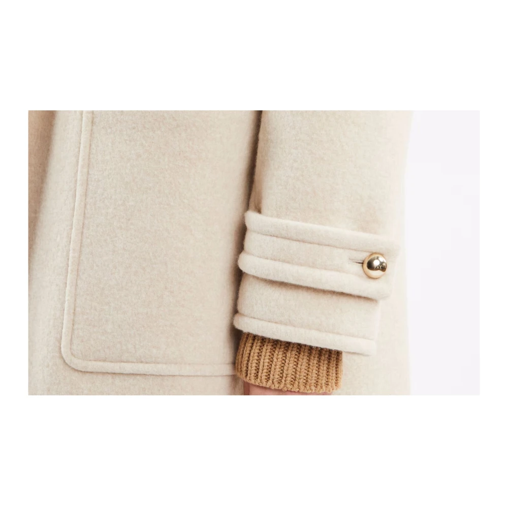 Fay Lichtbeige Wollen Jas Beige Dames