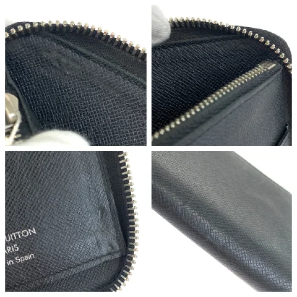 Louis Vuitton Vintage Pre-owned Leather wallets Black Heren
