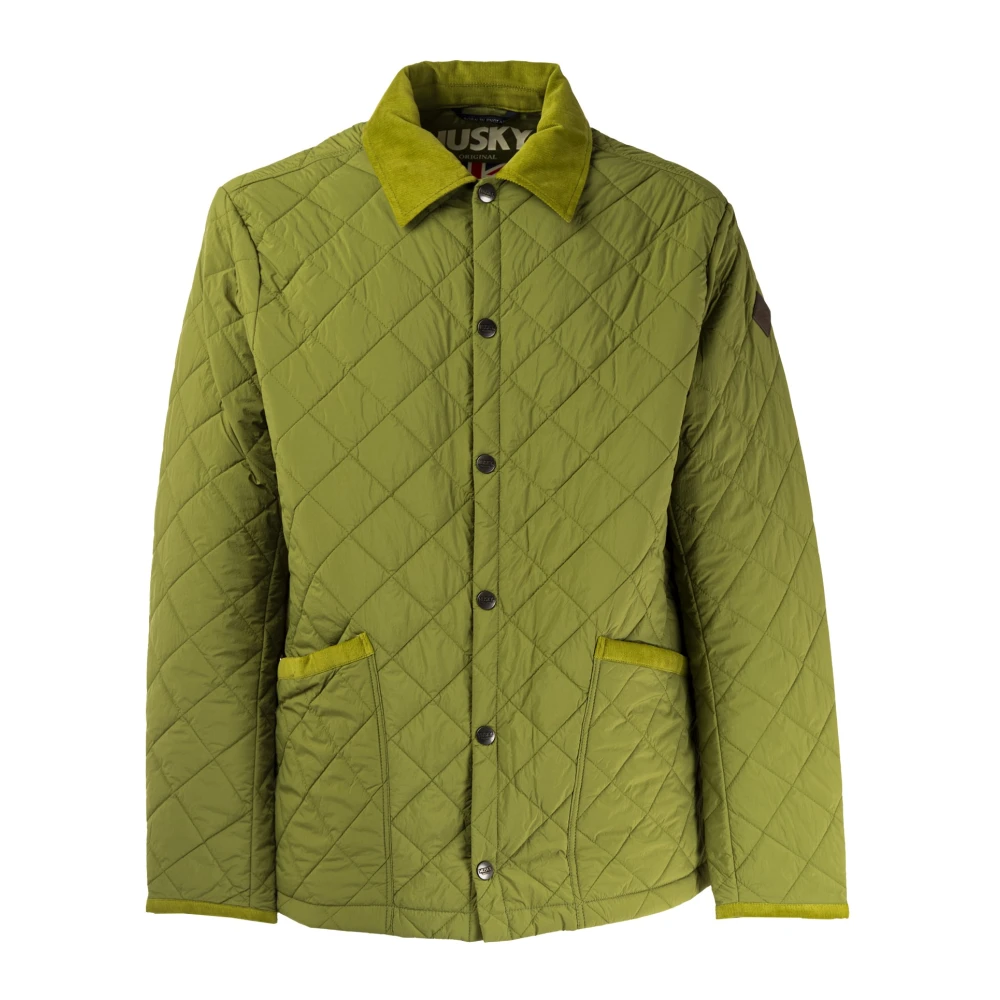 Husky Original Lichtgewicht Herenjas met Oscar Kraag Green Heren
